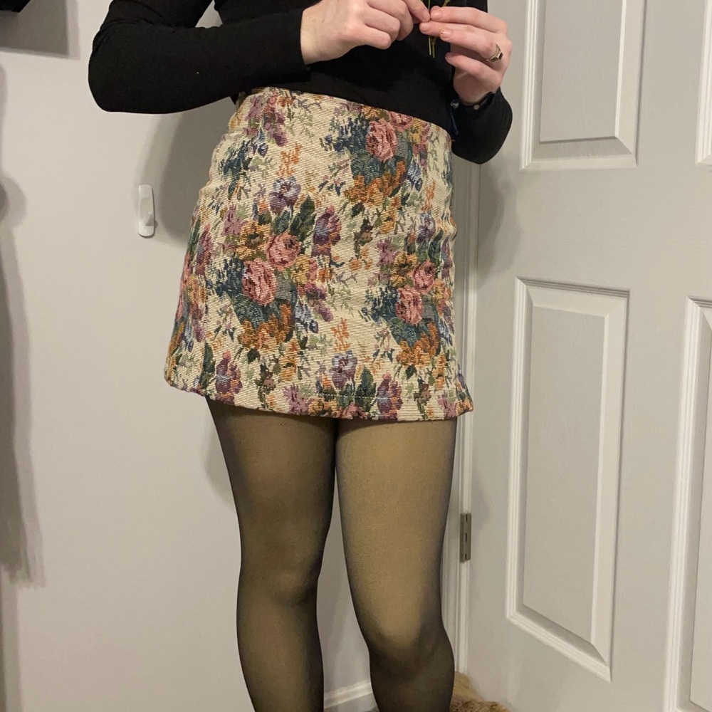Wild Fable Floral Print Mini Skirt